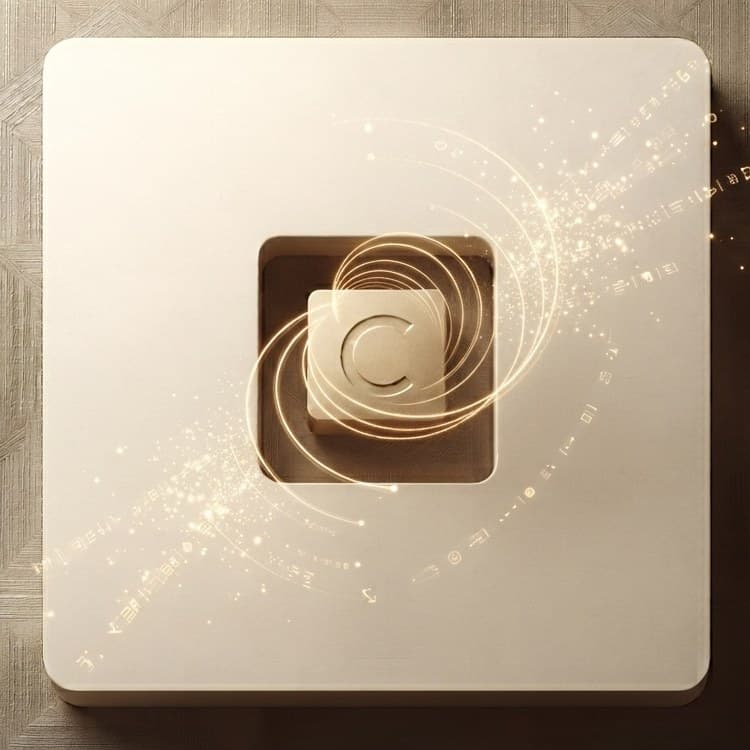 Light drawn back into a socket — recalling a word from memory
